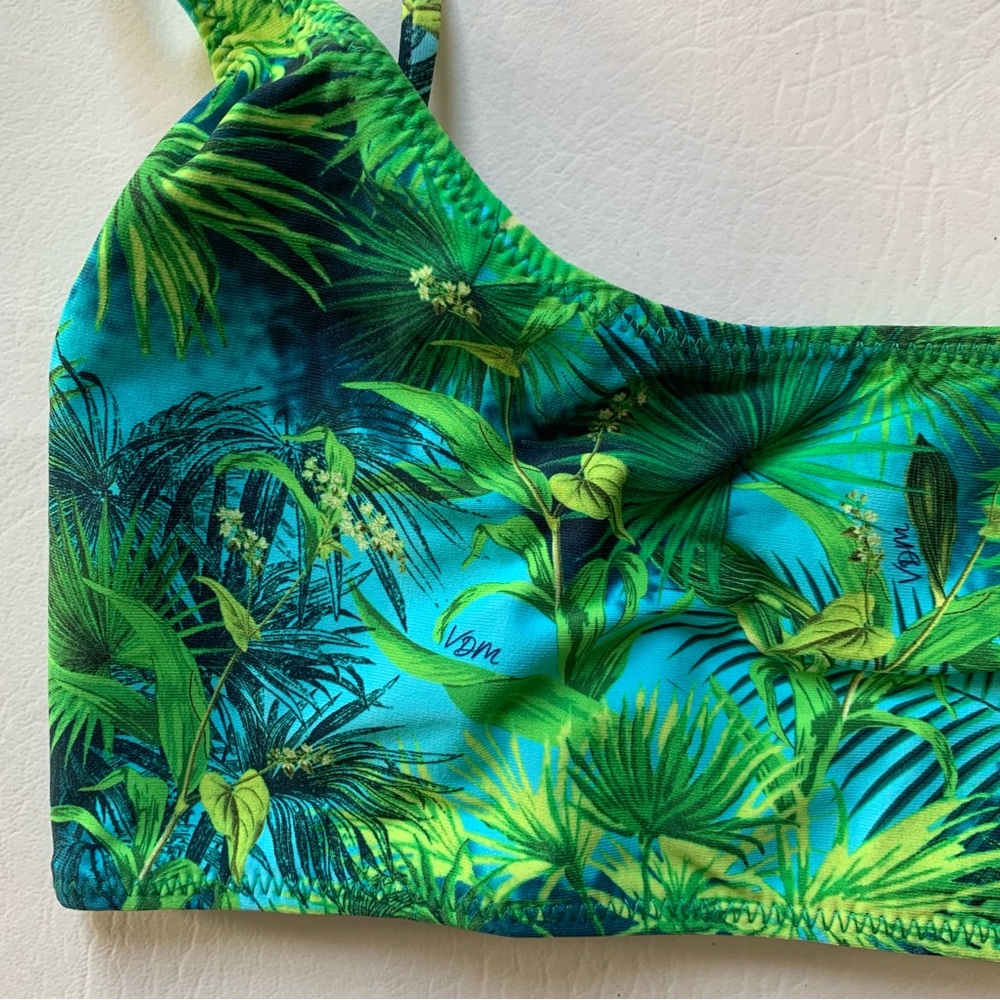 VDM Sienna Bikini Top Green Tropical S - Picture 3 of 10